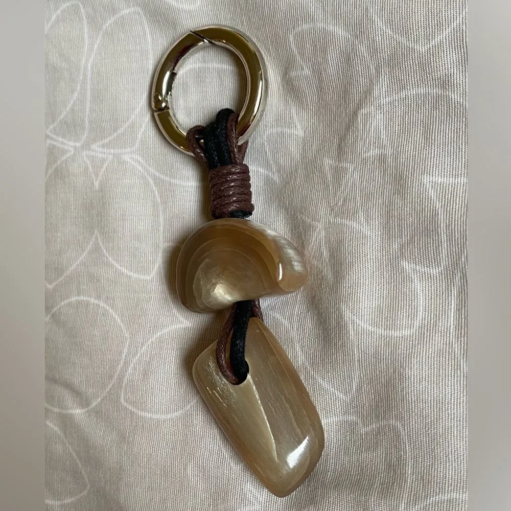 NEW Eco-Friendly Key Chain Handmade South American Artisans Unisex Neutral Gift